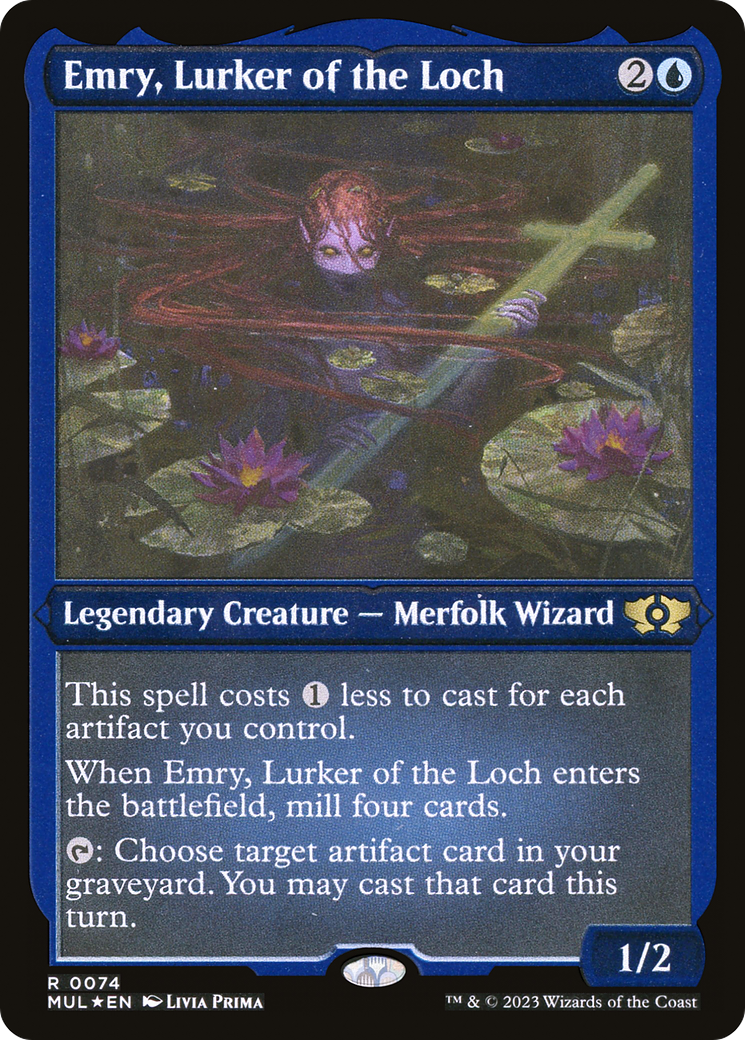Emry, Lurker of the Loch (Foil Etched) [Multiverse Legends] | Mega City Incorporated