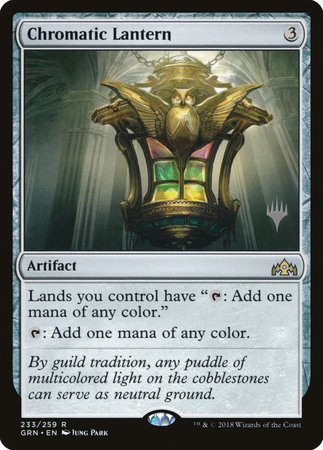 Chromatic Lantern [Guilds of Ravnica Promos] | Mega City Incorporated