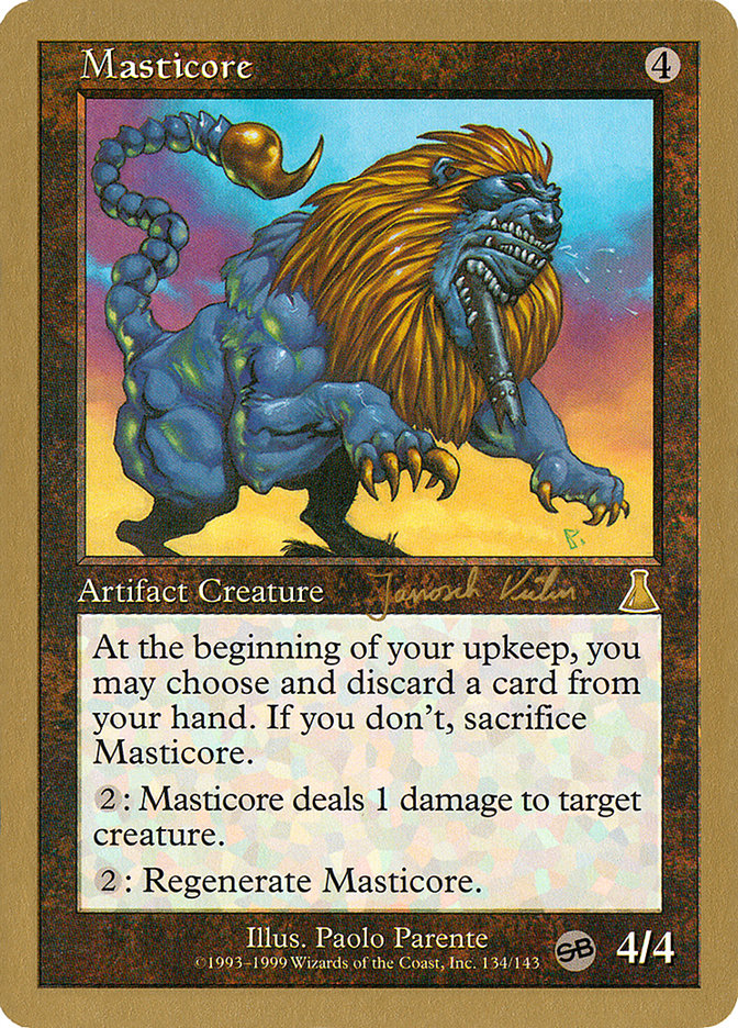 Masticore (Janosch Kuhn) (SB) [World Championship Decks 2000] | Mega City Incorporated