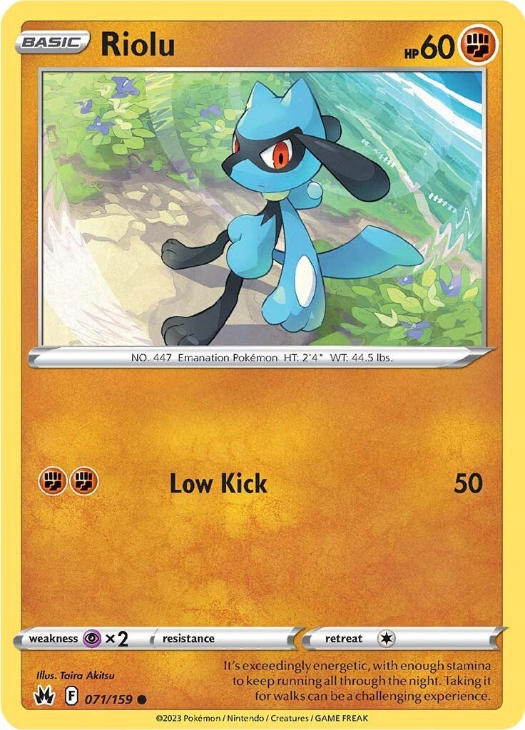 Riolu (071/159) [Sword & Shield: Crown Zenith] | Mega City Incorporated