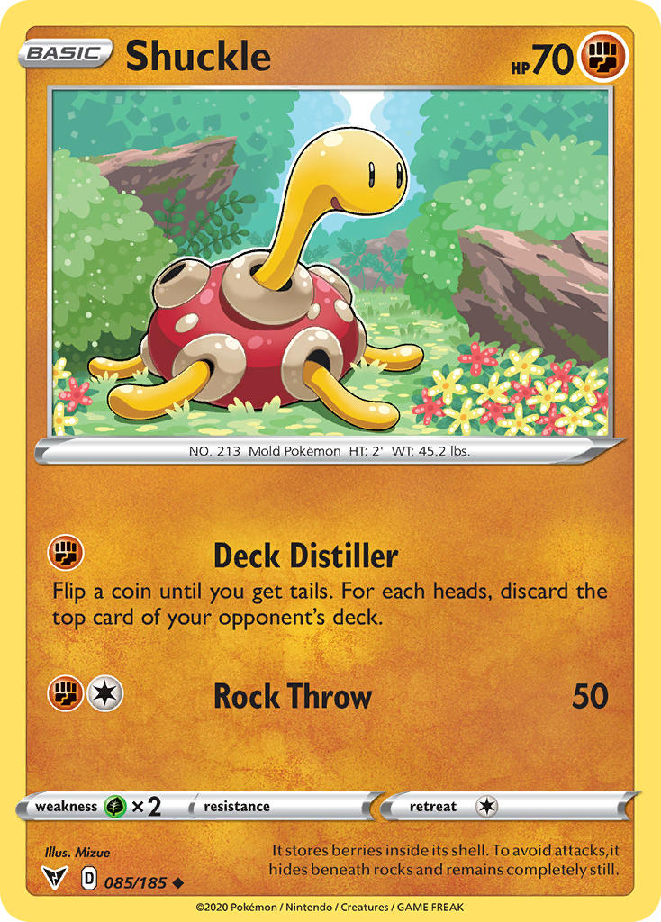 Shuckle (085/185) [Sword & Shield: Vivid Voltage] | Mega City Incorporated