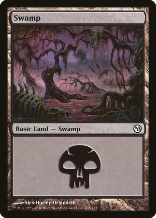 Swamp (103) [Duels of the Planeswalkers] | Mega City Incorporated