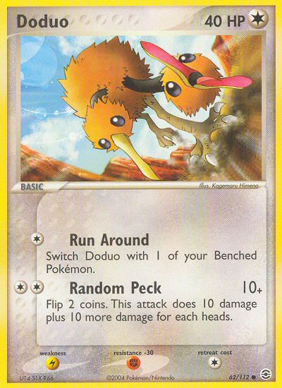 Doduo (62/112) [EX: FireRed & LeafGreen] | Mega City Incorporated