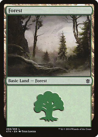 Forest (268) [Khans of Tarkir] | Mega City Incorporated