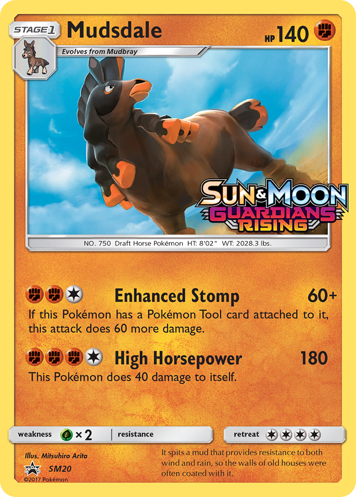 Mudsdale (SM20) [Sun & Moon: Black Star Promos] | Mega City Incorporated