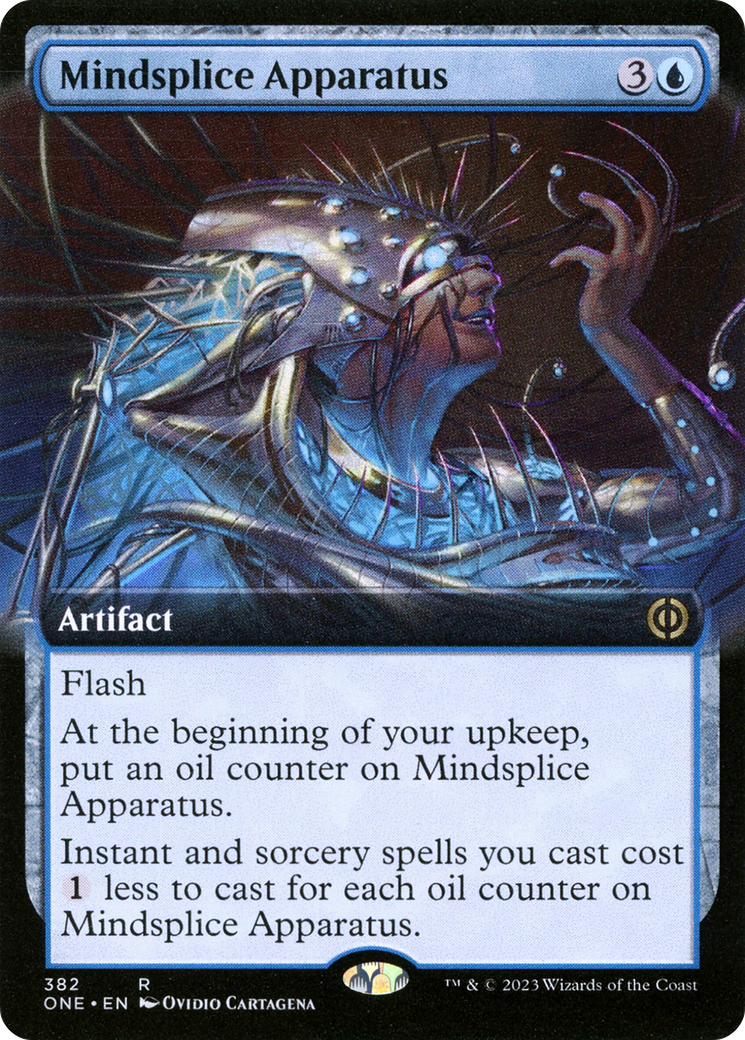 Mindsplice Apparatus (Extended Art) [Phyrexia: All Will Be One] | Mega City Incorporated