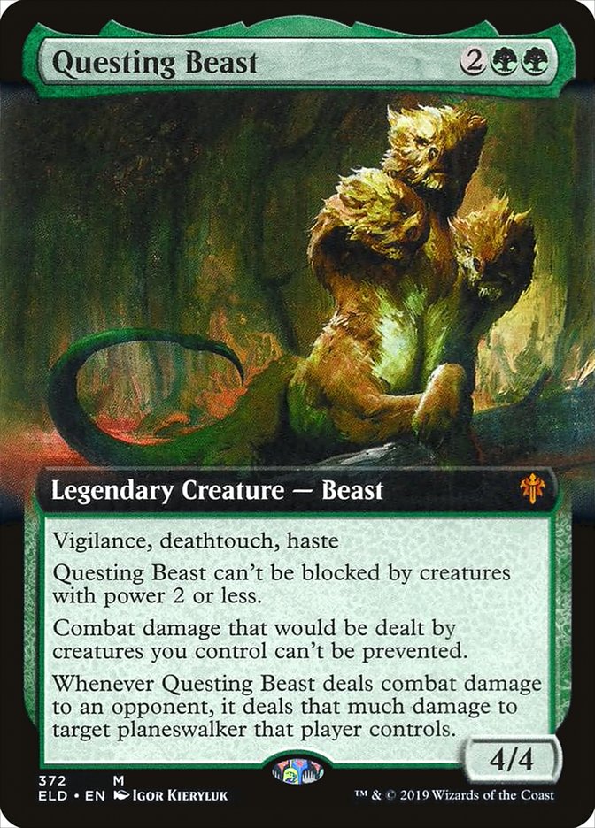 Questing Beast (Extended Art) [Throne of Eldraine] | Mega City Incorporated