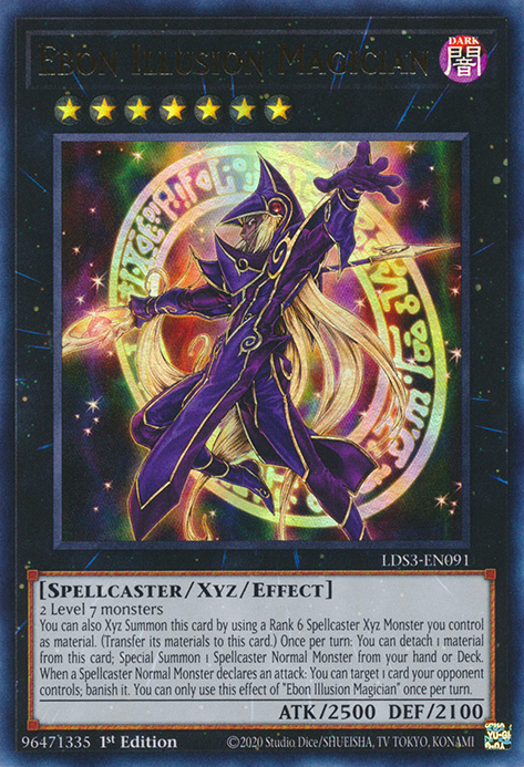 Ebon Illusion Magician [LDS3-EN091] Ultra Rare | Mega City Incorporated