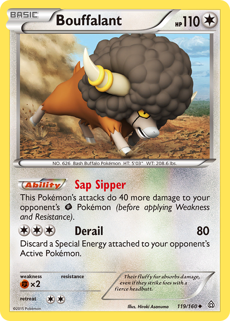 Bouffalant (119/160) [XY: Primal Clash] | Mega City Incorporated