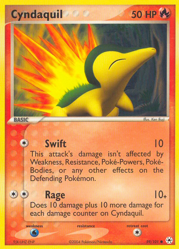 Cyndaquil (59/101) [EX: Hidden Legends] | Mega City Incorporated