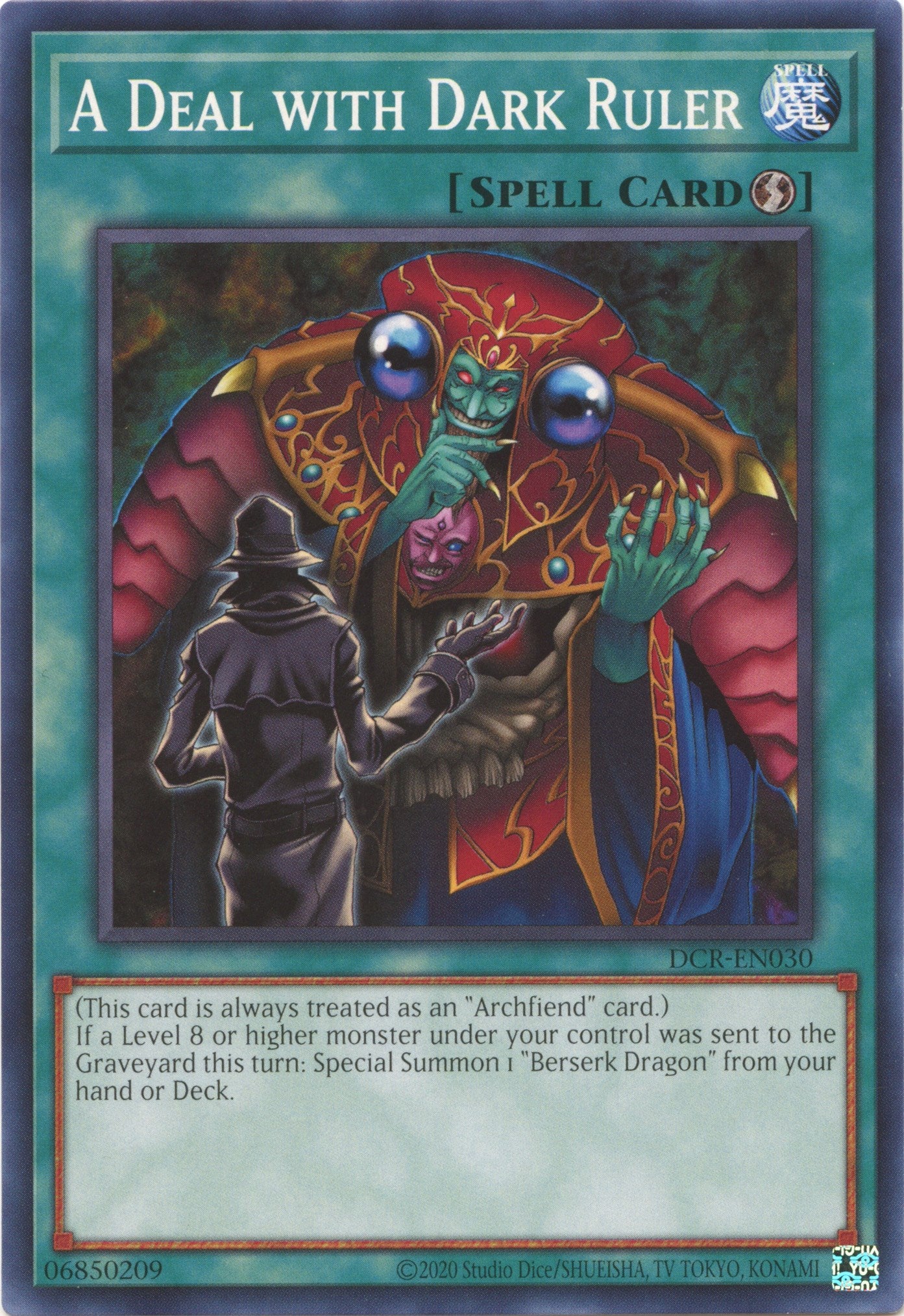 A Deal with Dark Ruler (25th Anniversary) [DCR-EN030] Common | Mega City Incorporated