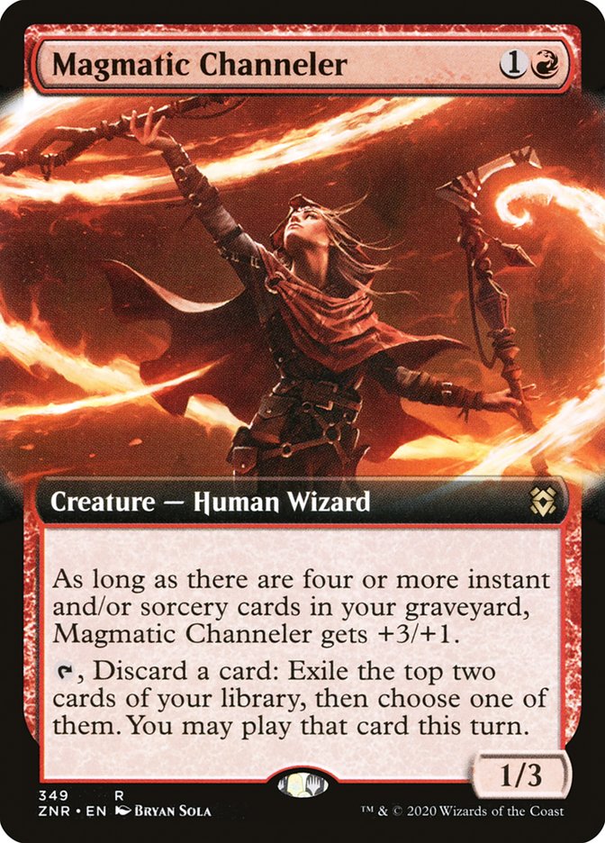 Magmatic Channeler (Extended Art) [Zendikar Rising] | Mega City Incorporated