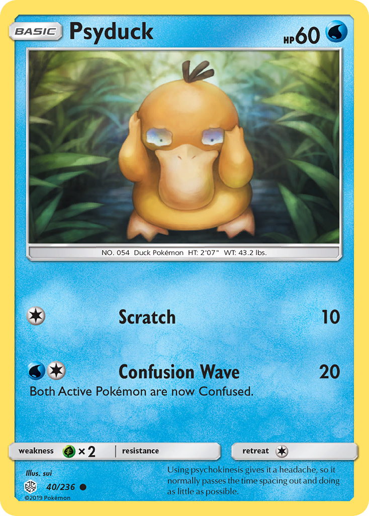 Psyduck (40/236) [Sun & Moon: Cosmic Eclipse] | Mega City Incorporated