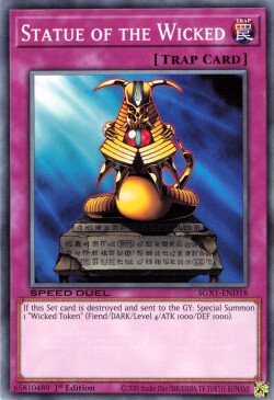 Statue of the Wicked [SGX1-END18] Common | Mega City Incorporated