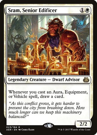 Sram, Senior Edificer [Aether Revolt] | Mega City Incorporated