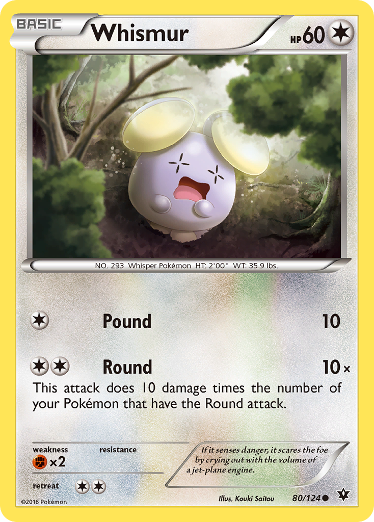 Whismur (80/124) [XY: Fates Collide] | Mega City Incorporated