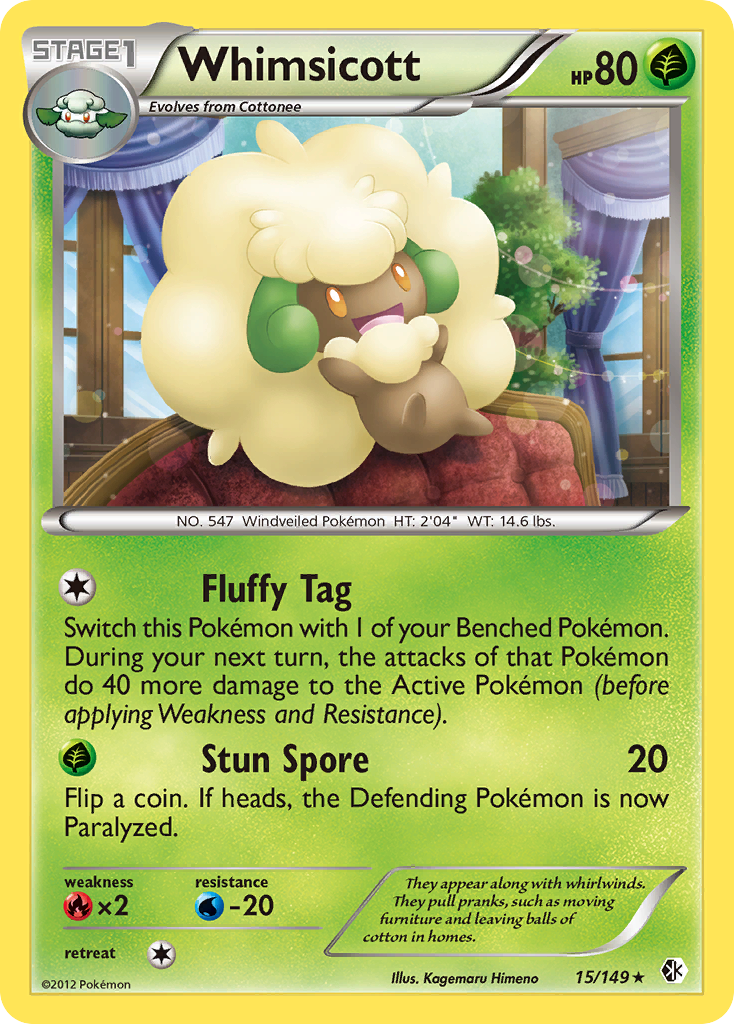 Whimsicott (15/149) [Black & White: Boundaries Crossed] | Mega City Incorporated