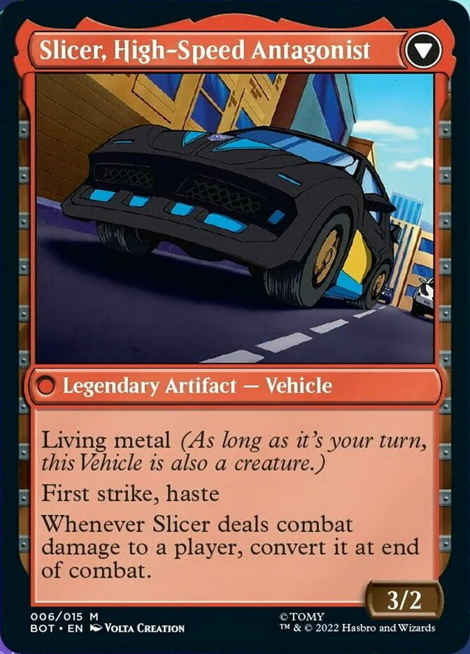 Slicer, Hired Muscle // Slicer, High-Speed Antagonist [Universes Beyond: Transformers] | Mega City Incorporated