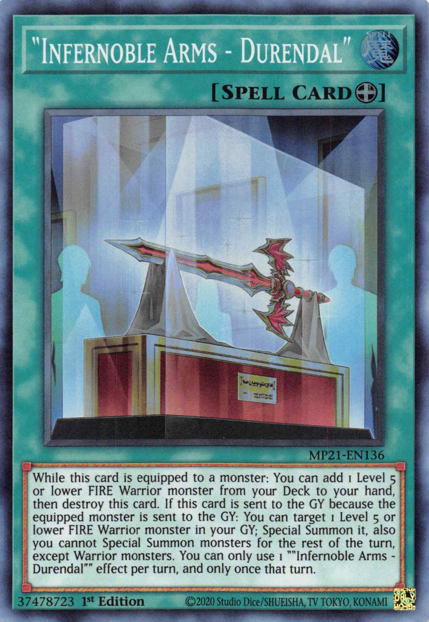 Infernoble Arms - Durendal [MP21-EN136] Super Rare | Mega City Incorporated