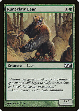 Runeclaw Bear [Magic 2011] | Mega City Incorporated