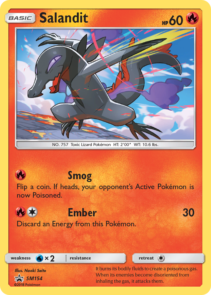 Salandit (SM154) [Sun & Moon: Black Star Promos] | Mega City Incorporated