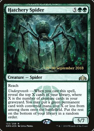 Hatchery Spider [Guilds of Ravnica Promos] | Mega City Incorporated