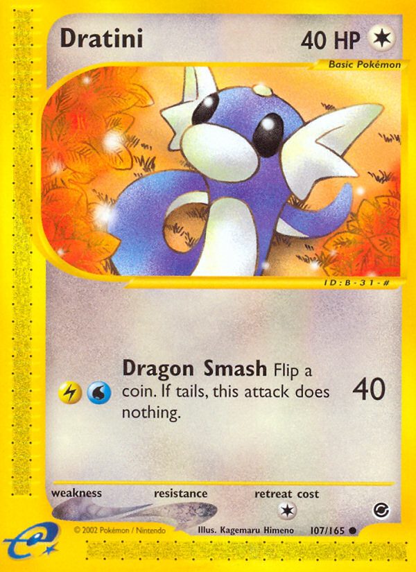 Dratini (107/165) [Expedition: Base Set] | Mega City Incorporated