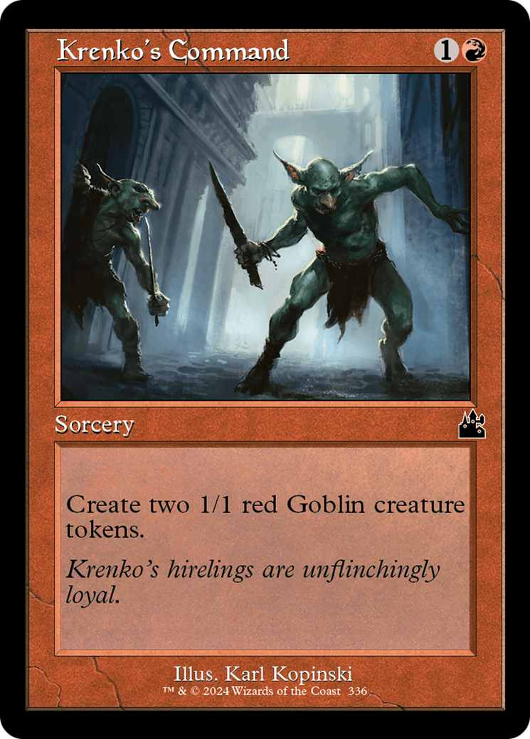 Krenko's Command (Retro Frame) [Ravnica Remastered] | Mega City Incorporated