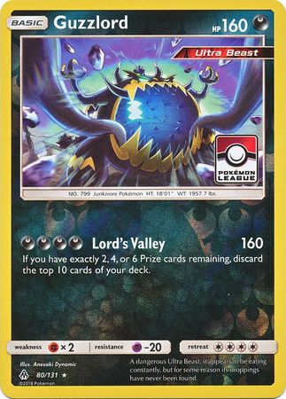 Guzzlord (80/131) (League Promo) [Sun & Moon: Forbidden Light] | Mega City Incorporated