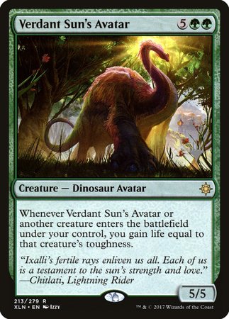 Verdant Sun's Avatar [Ixalan Promos] | Mega City Incorporated