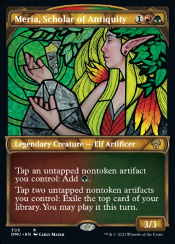 Meria, Scholar of Antiquity (Showcase) [Dominaria United] | Mega City Incorporated