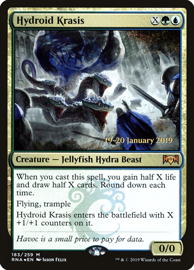 Hydroid Krasis [Ravnica Allegiance Prerelease Promos] | Mega City Incorporated