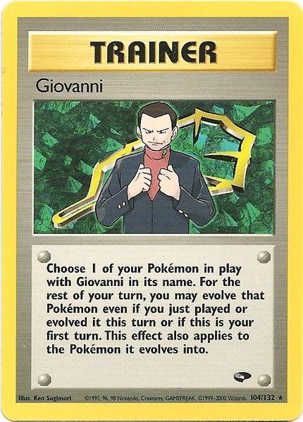 Giovanni (104/132) [Gym Challenge Unlimited] | Mega City Incorporated