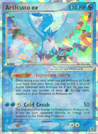 Articuno ex (114/112) [EX: FireRed & LeafGreen] | Mega City Incorporated