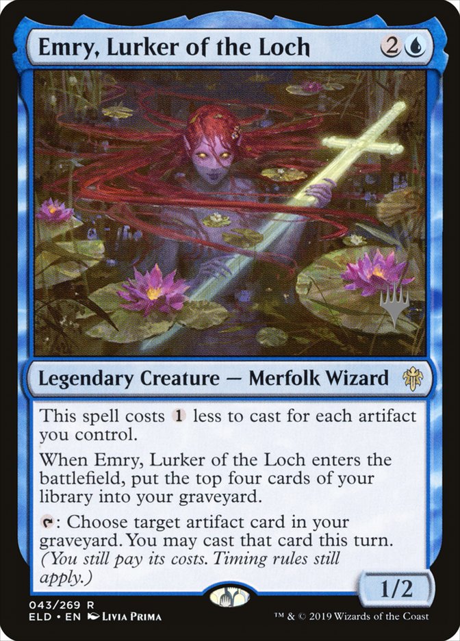 Emry, Lurker of the Loch (Promo Pack) [Throne of Eldraine Promos] | Mega City Incorporated