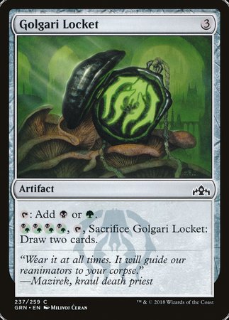 Golgari Locket [Guilds of Ravnica] | Mega City Incorporated