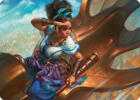 Talas Lookout Art Card [Dominaria United Art Series] | Mega City Incorporated