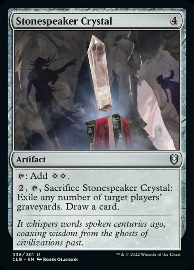 Stonespeaker Crystal [Commander Legends: Battle for Baldur's Gate] | Mega City Incorporated