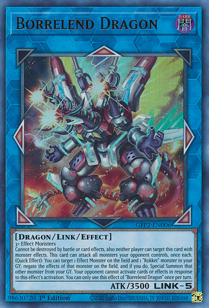 Borrelend Dragon [GFP2-EN006] Ultra Rare | Mega City Incorporated