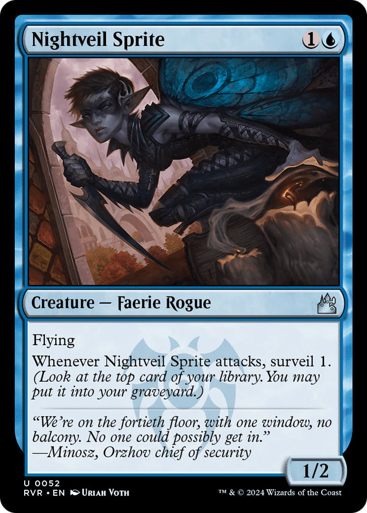 Nightveil Sprite [Ravnica Remastered] | Mega City Incorporated