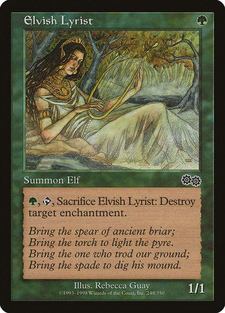 Elvish Lyrist [Urza's Saga] | Mega City Incorporated