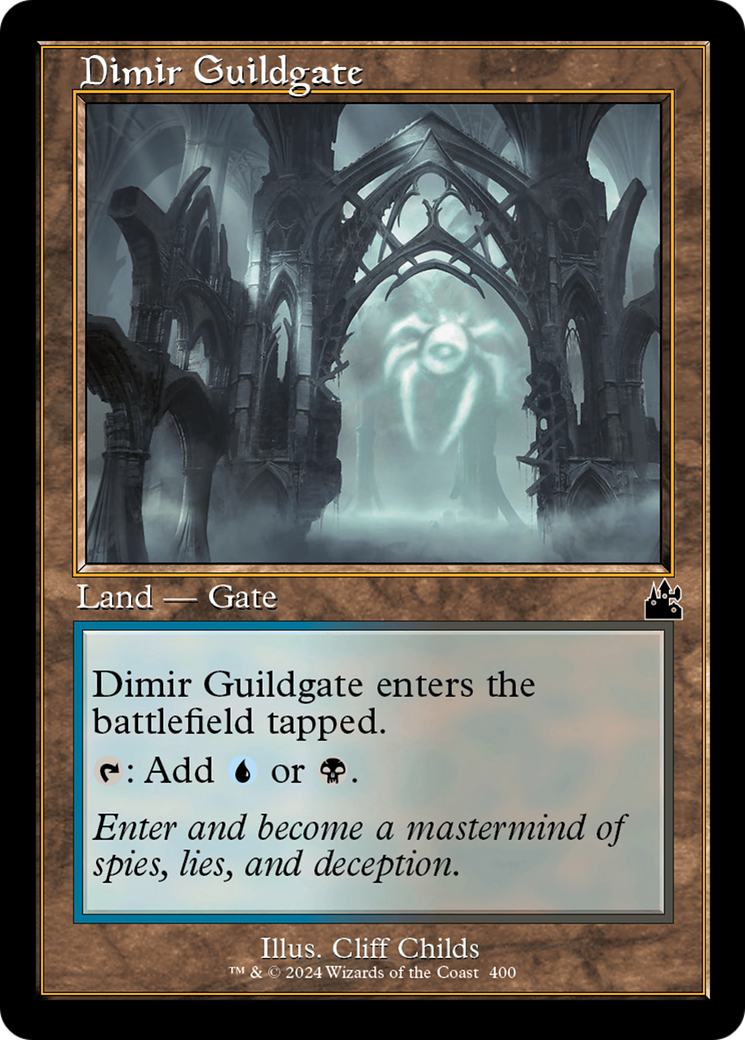 Dimir Guildgate (Retro Frame) [Ravnica Remastered] | Mega City Incorporated