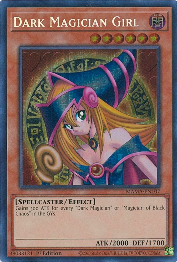 Dark Magician Girl [MAMA-EN107] Secret Pharaoh's Rare | Mega City Incorporated