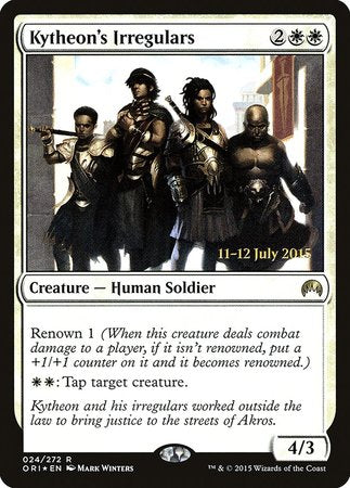 Kytheon's Irregulars [Magic Origins Promos] | Mega City Incorporated