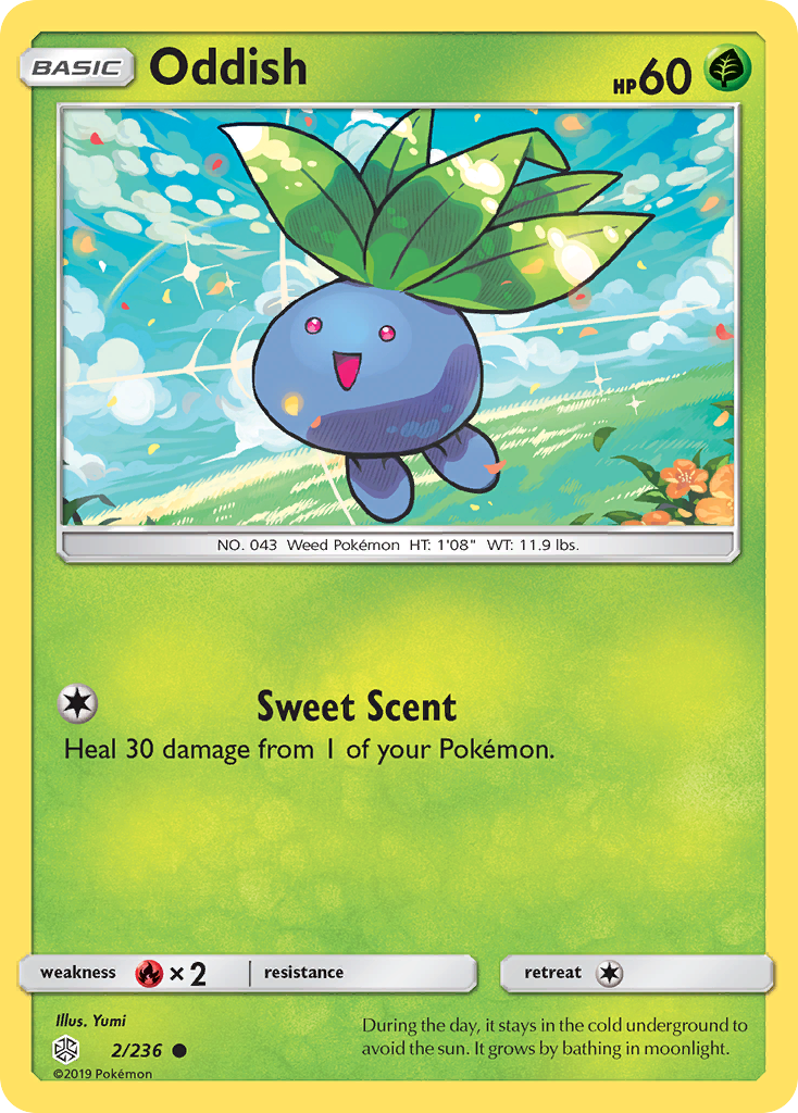 Oddish (2/236) [Sun & Moon: Cosmic Eclipse] | Mega City Incorporated