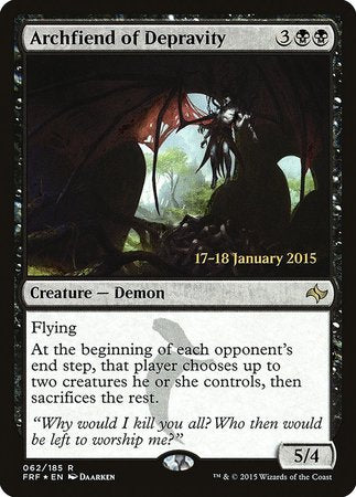 Archfiend of Depravity [Fate Reforged Promos] | Mega City Incorporated