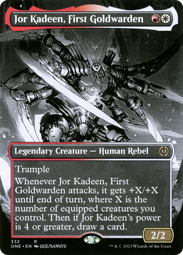 Jor Kadeen, First Goldwarden (Borderless Manga) [Phyrexia: All Will Be One] | Mega City Incorporated