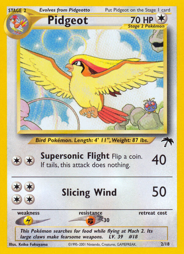 Pidgeot (2/18) [Southern Islands] | Mega City Incorporated