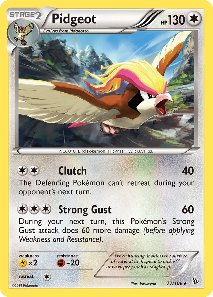 Pidgeot (77/106) [XY: Flashfire] | Mega City Incorporated