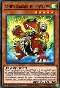 Armed Dragon Thunder LV5 [BLVO-EN003] Super Rare | Mega City Incorporated